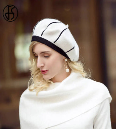 French Artist Hat Vintage Girls  Hats Beret Femme FREE DELIVERY 8 TO 10 DAYS