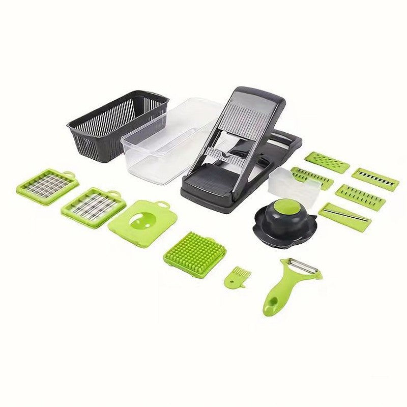 16 in one Multi-functional Kitchen Vegetable Cutting Household Multi-purpose Slice Diced