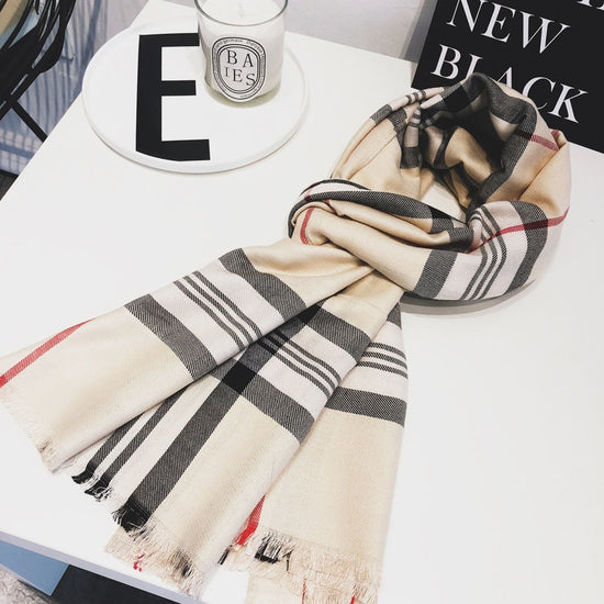 Beautiful Soft Warm Stylish Checked Fashion Scarves