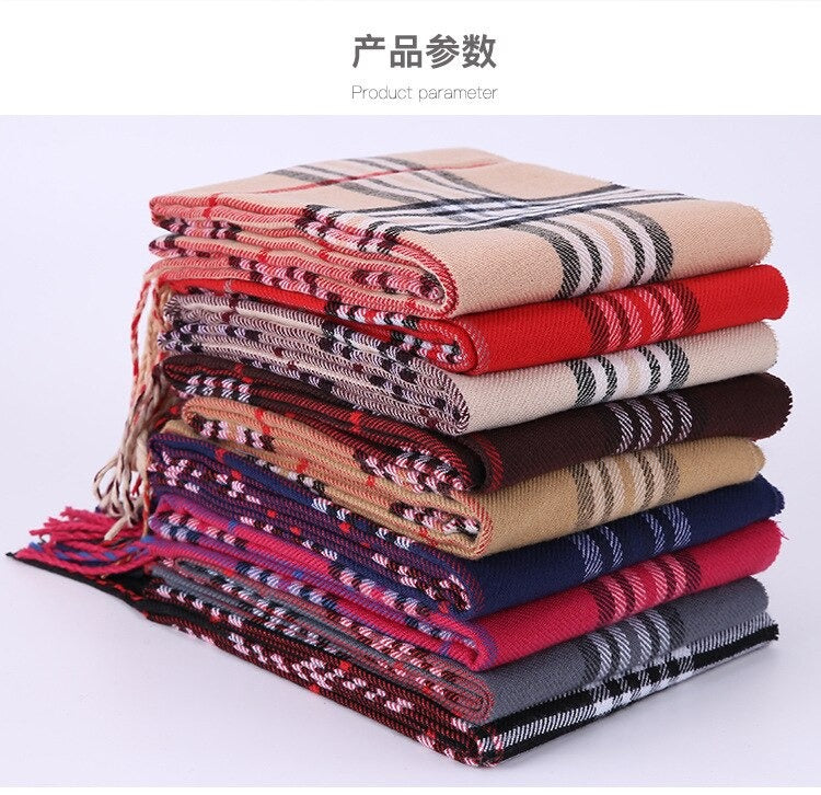 Beautiful Soft Warm Stylish Checked Fashion Scarves