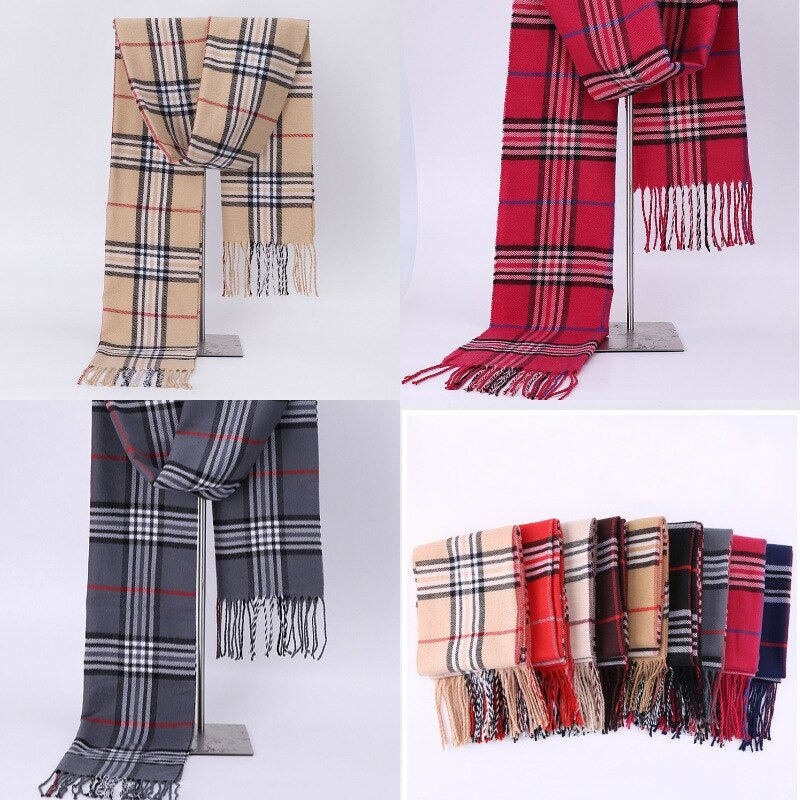 Beautiful Soft Warm Stylish Checked Fashion Scarves